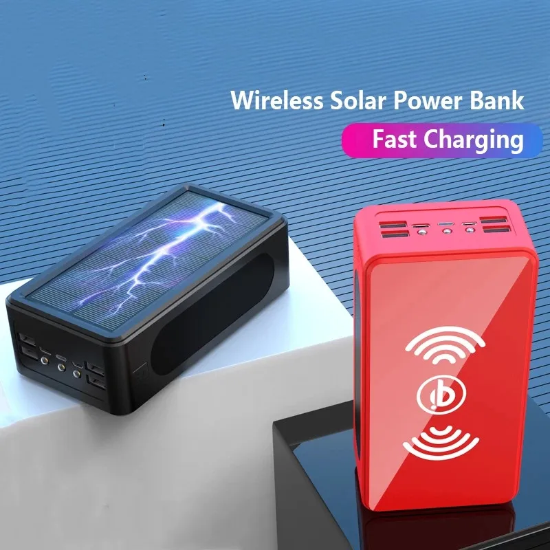 

Power Bank 30000mAh QC PD 3.0 PoverBank Fast Charging PowerBank Protable 4USB External Battery Charger For Xiaomi Mi 10 9