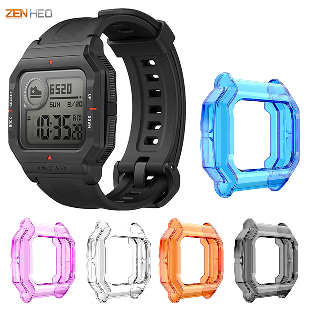 

Soft TPU Protective Case Cover For Huami Amazfit Neo Watch Cases Protector Shell Frame Accessories