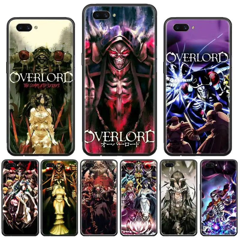 

Overlord Anime horror dark Phone Case For OPPO F 1S 7 9 K1 A77 F3 RENO F11 A5 A9 2020 A73S R15 REALME PRO cover funda