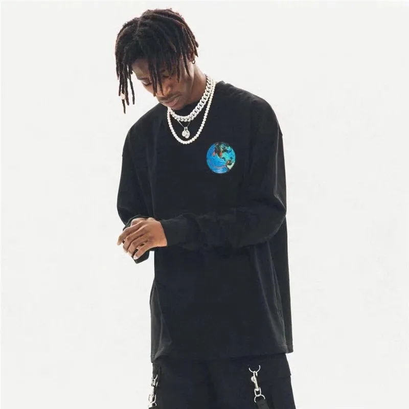 Футболка с длинным рукавом для мужчин и женщин 1:1|Мужские футболки| |