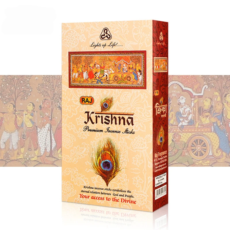 T индийские палочки ручной работы Krishna благовония тибетское сандаловое дерево