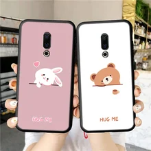 For Meizu 15 Plus Phone Case Luxury Funda plas 15plusMeizu Rabbit Bear Silicone Soft Shell Celulares Sleeve mz Back Cover Coque