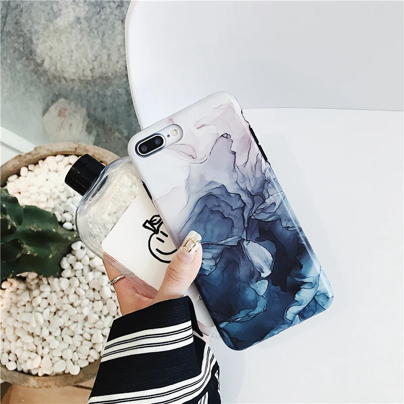 Exhard High Quality IMD Soft Phone Case For iPhone 11 Pro XS MAX XR X 8 7 6 6S Plus Landscape Painting Cover Shell Fundas |