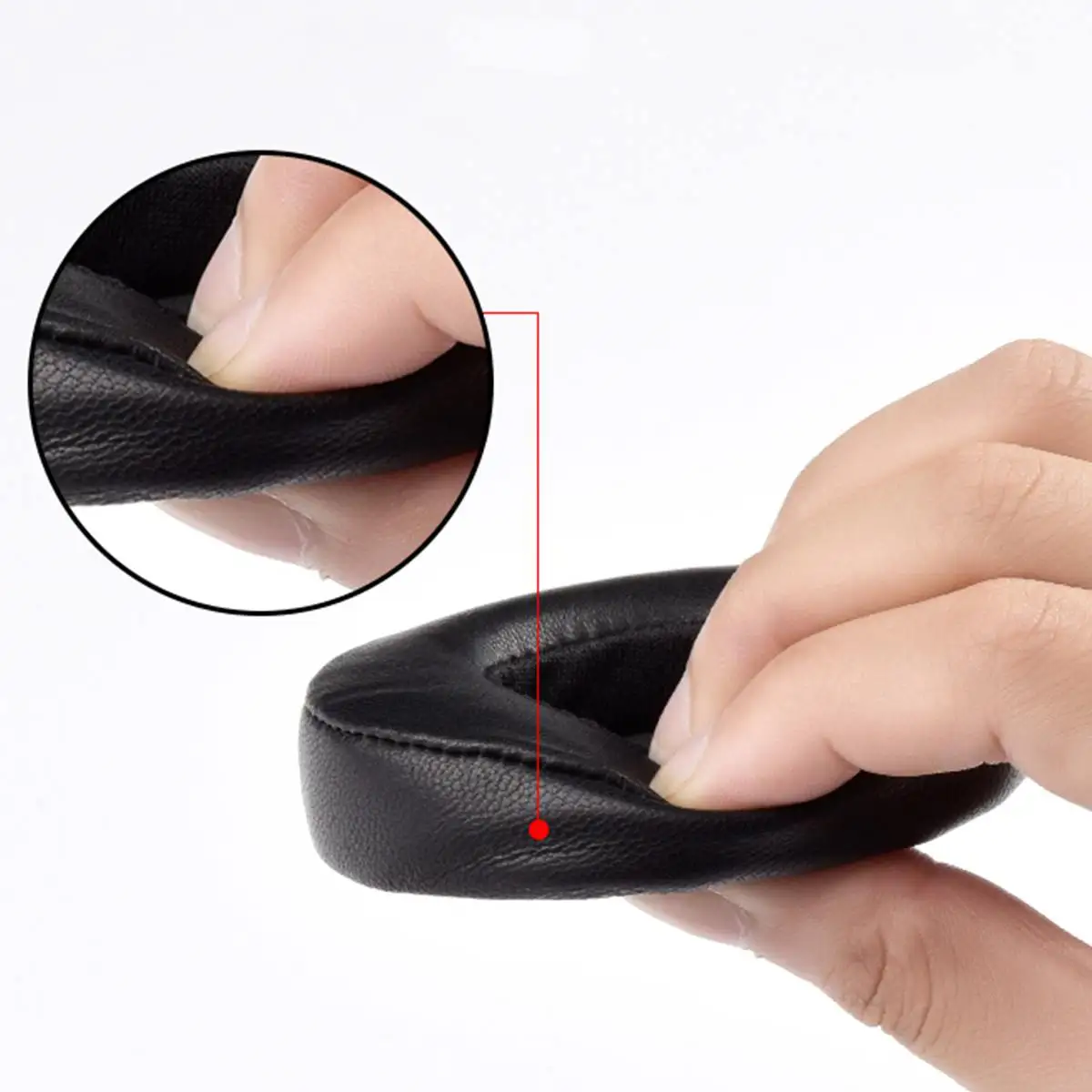 1 пара наушников Замена для Solo 2 проводных наушников Earpad Earmuff пены амбушюры крышка мягкая полиуретановая кожа подушечка-спонж крышка