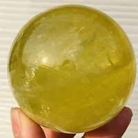 natural citrine rainbow quartz crystal ball healing ball