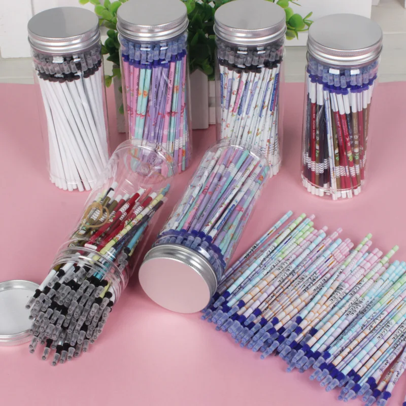 

0.5 MM Needle Tip Pentel Refill Ink Erasable Liquid Gel Pen Random Cartoon Style Blue/Black