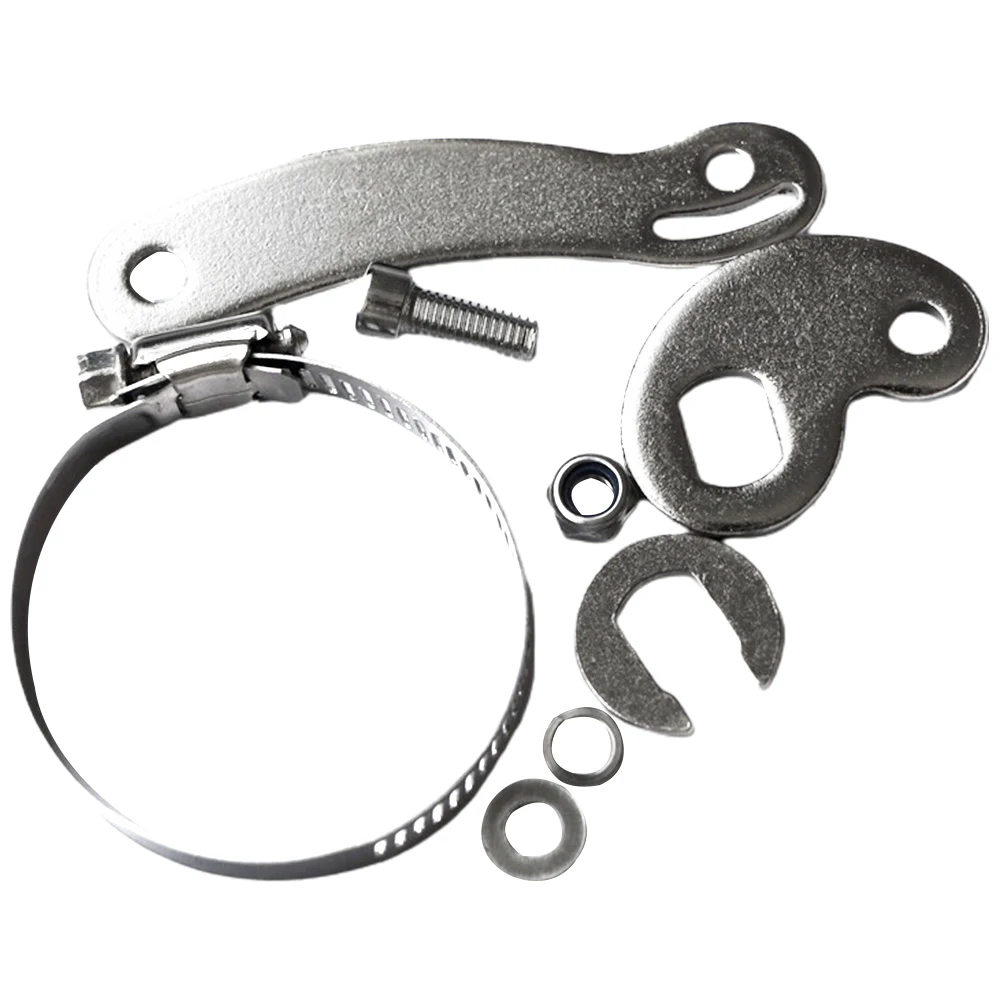 

14mm Front Rear Easy Install Aluminum Multiuse Accessory Torque Arm Set Electric Bicycle DIY Replace Spare Black Cycling