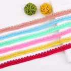 Мини-помпон с жемчугом, 2 ярда, кружевная лента, вязаная ткань для шитья, аксессуары ручная работа, сделай сам, ремесло