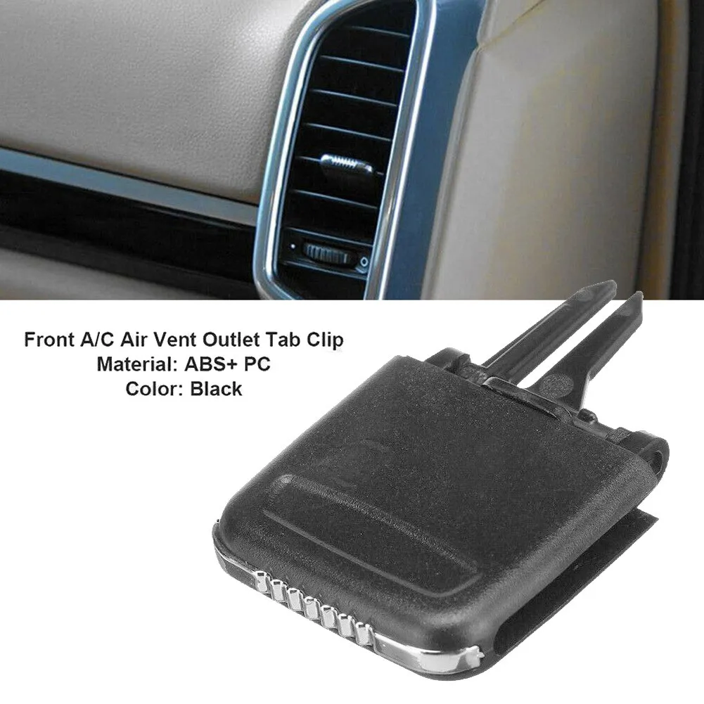 

Fit Air Vent Outlet For Porsche Cayenne Tab Clip Kit 2011-2016 Black Car