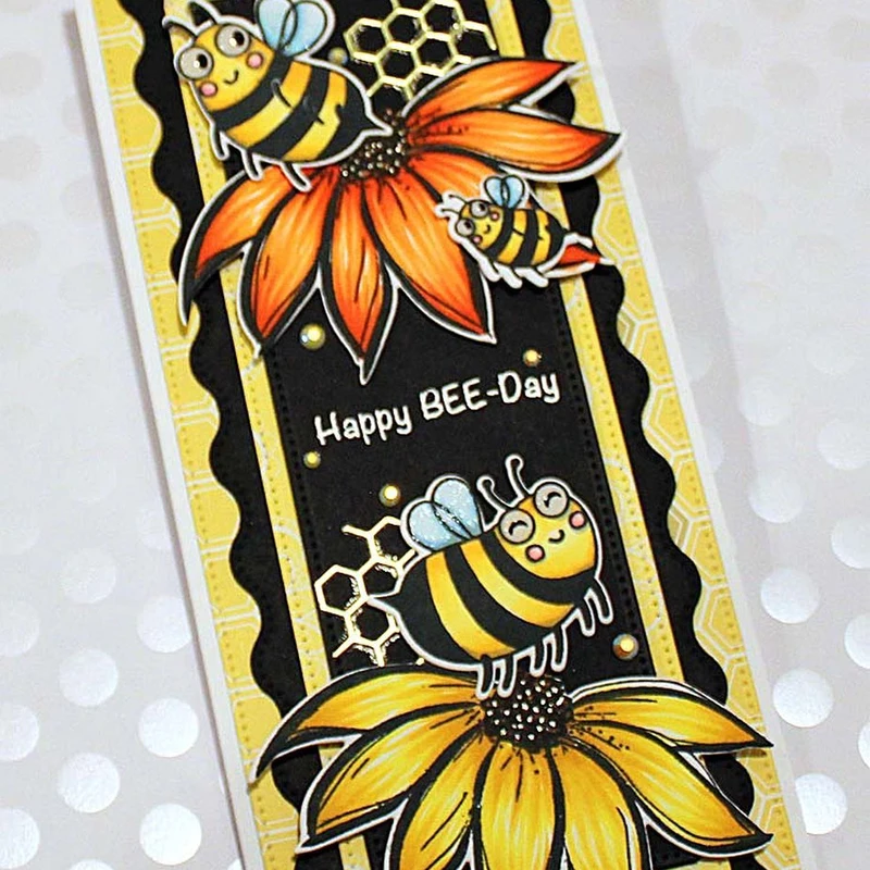 

QWELL 7 Layered Slimline Ocean Wave Banner Rectangle Frame Metal Cutting Dies DIY 2020 Making Template Scrapbooking