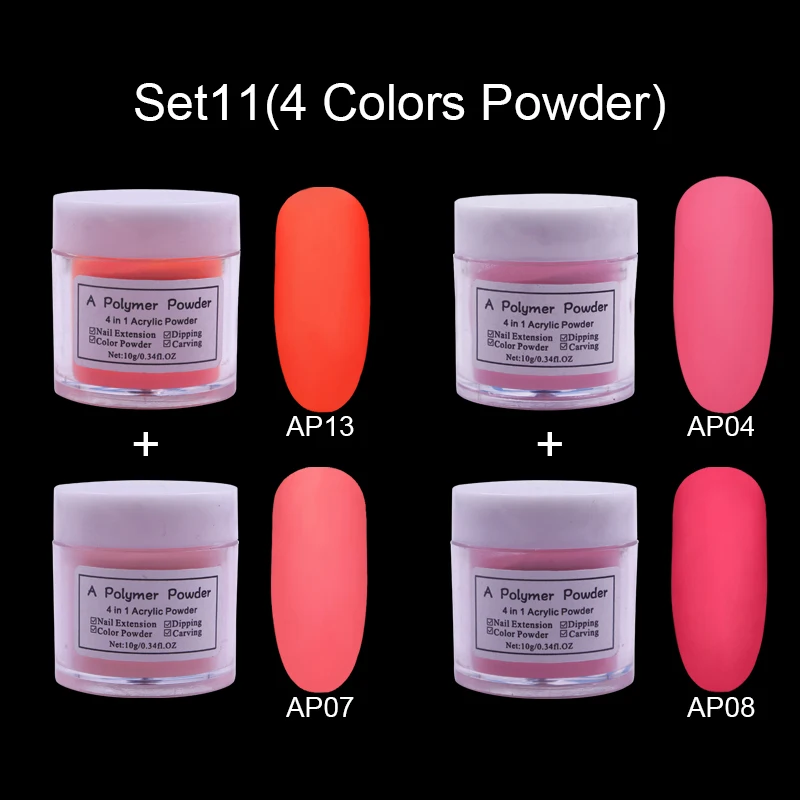 Ламемория акриловый порошок Пыль УФ Дизайн 3D Советы украшения Маникюр дизайн