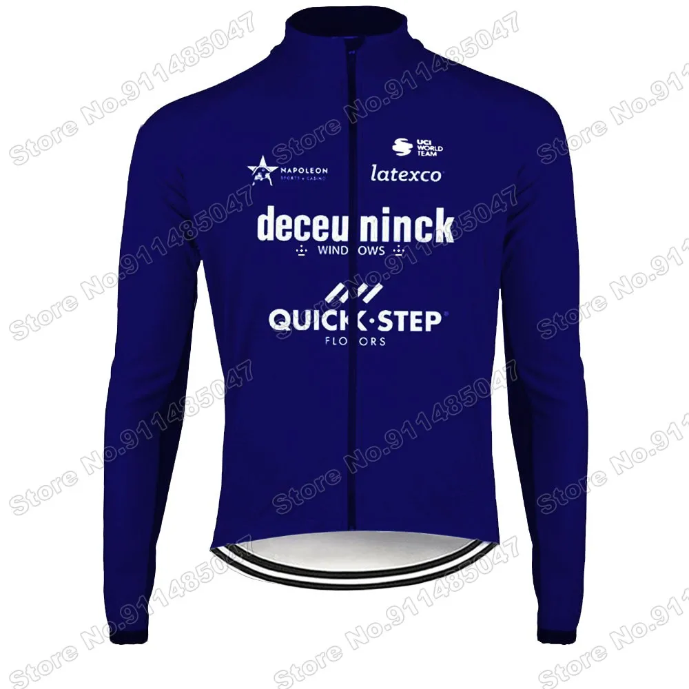 

Quick Step World Champion 2021 Team Spring Cycling Jersey Long Sleeve Clothing Race Road Bike Shirt Bicycle Top MTB Uniform Ropa
