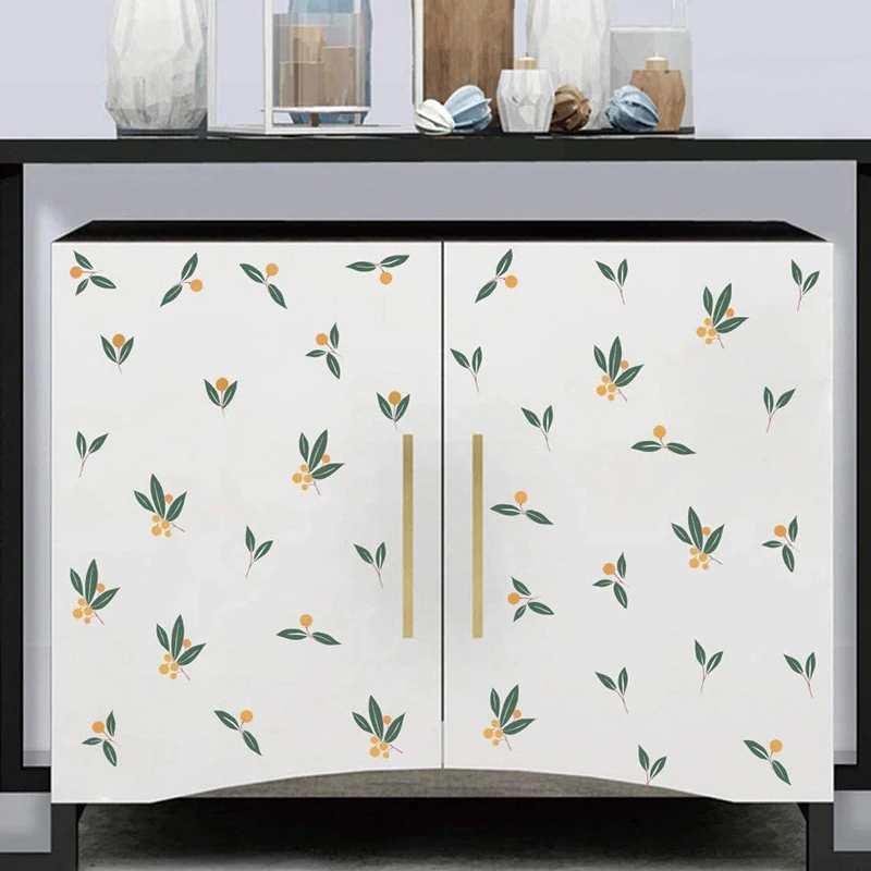 Conisi 32 шт. скандинавские мандарины зеленые листья наклейка на стену фрукты