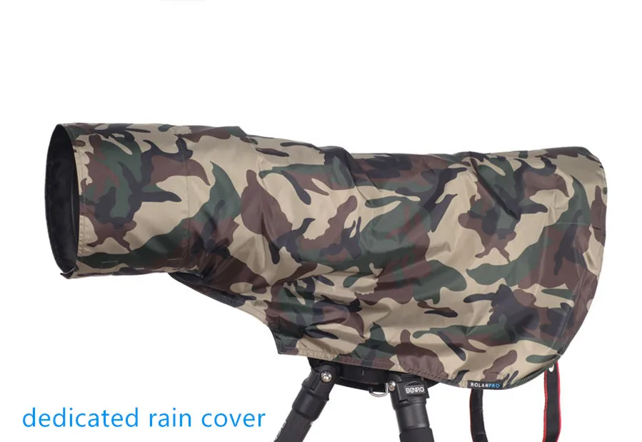 Rain cover XXS Линзы rolanpro камуфляжное пальто дождевик для Canon EF 70-200 мм F2.8 L IS III USM объектив защитный чехол для Canon SLR объектив камеры - Цвет: Rain cover XXS