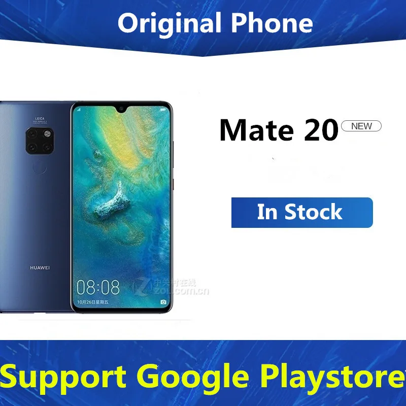 Новый HuaWei Mate 20 4 аппарат не привязан к оператору сотовой связи Android телефон Kirin 980