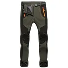 Спортивные походные брюки-карго, зимние плотные мужские и женские теплые водонепроницаемые брюки, уличные спортивные походные спортивные брюки на молнии с карманами