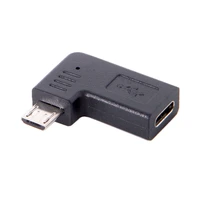 90 degree left right angled usb3 1 type c usb c female to micro usb 2 0 5pin male data adapter for tablet mobile phone
