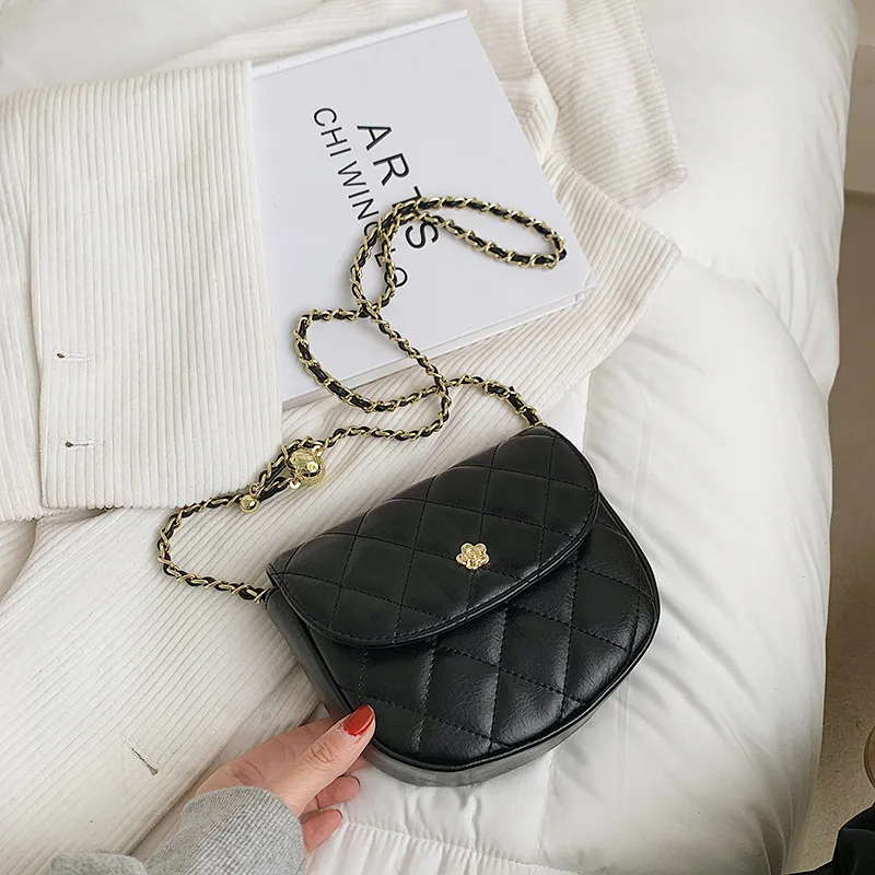 

Womens Handbags This Popular Female 2021 Winter New Fashion Versatile Style Messenger Red Chain Small Square Bag Purses