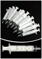 5pcs 5ml plastic syringe measuring cubs nutrients syringe for injectors ink cartridge pets cat feeders no needle