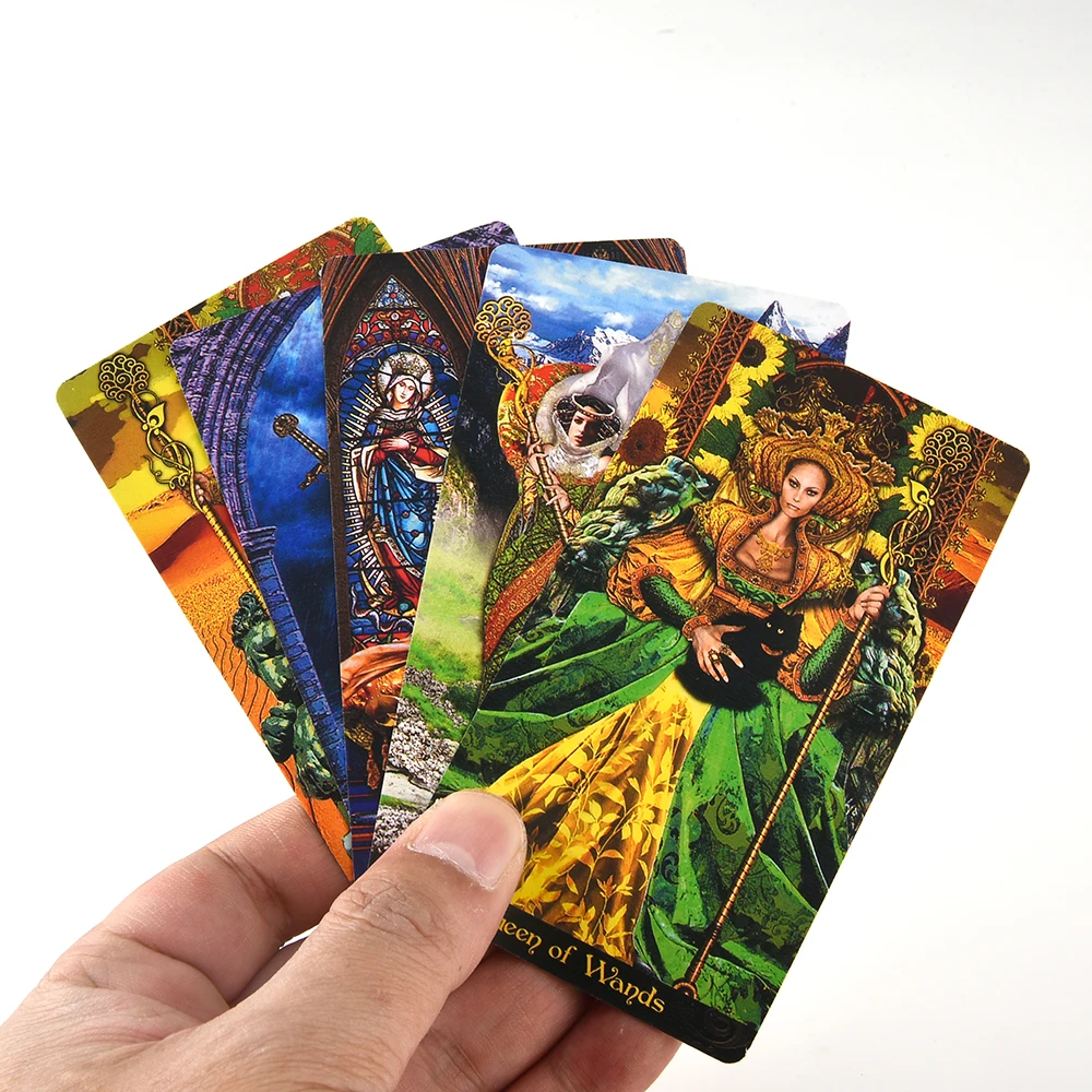 Набор карт для гадания Таро подсветки электронный инструктор гадания|Карточные