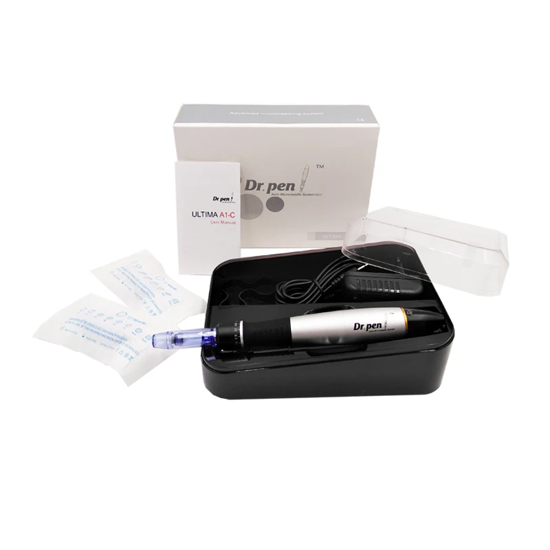 Дерма ручка Dr. pen A1-C Перманентный косметический макияж машина микроблейдинг бровей подводка для глаз губ микро игла картридж dr ручка проводная