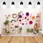 Пасхальный фон Весенний сад цветок фотография Фон цветочное Украшение Дети Новорожденный ребенок портрет фото стенд фотозона