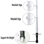 Прозрачная акриловая L-образная вертикальная стойка для хранения светового меча