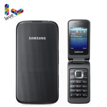 Samsung C3520 Unlocked Cellphone 2.4 Inch GSM 1.3MP Flip Original Refurbished Mobile Phone