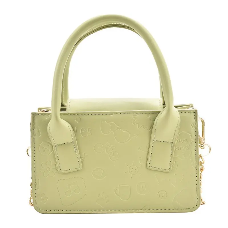 

Popular bag women's 2021 new fashion fashion messenger bag spring and summer shoulder small square bag on behalf of hair