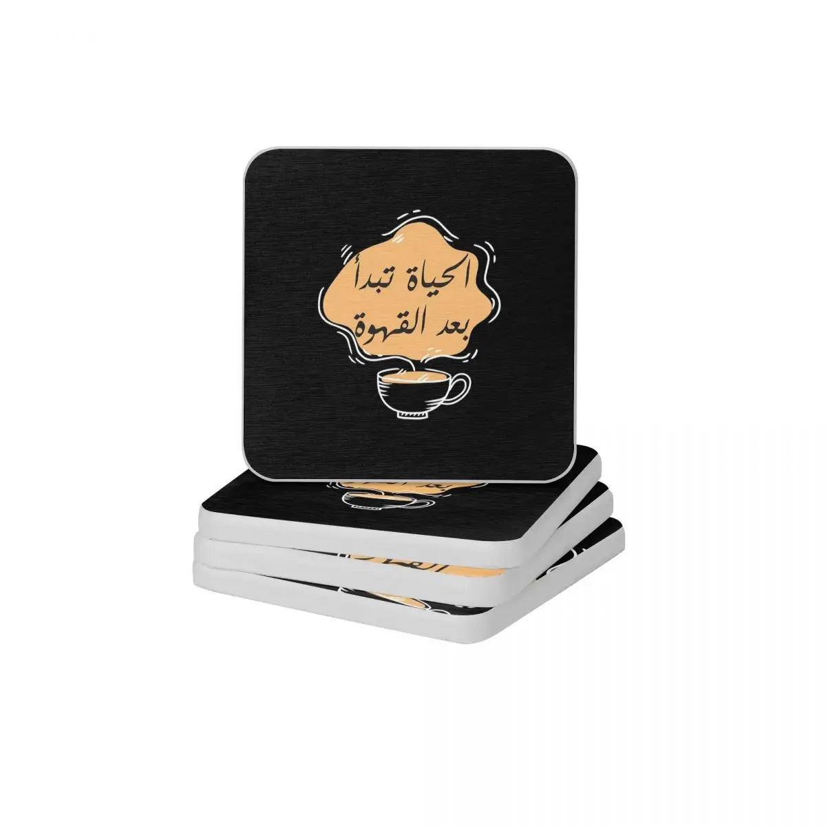 

Coffee Diatom Square Round Coaster Heat Insulation Cup Bonsai Mat Soap Toothbrush Pad Diameter 10cm