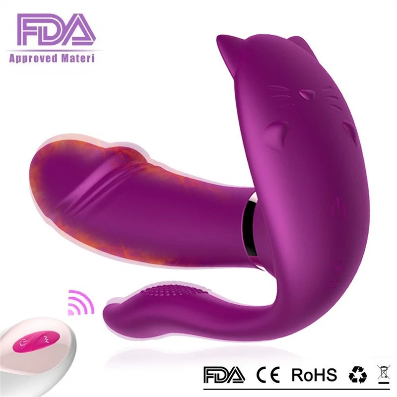 Женский Мощный вибратор клитор вибрирующий беспроводной пульт дистанционного