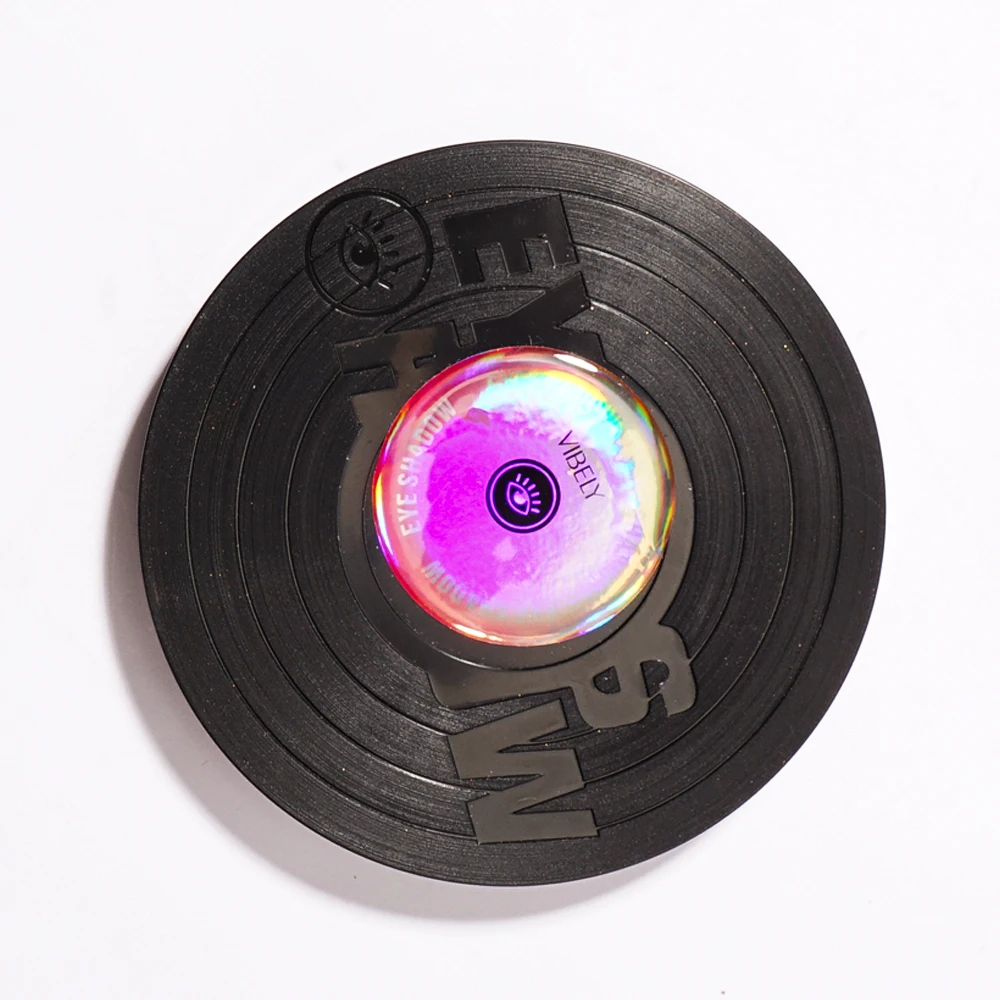

8 Colors Vinyl Record Eyeshadow Palette Shimmer Make Up Pigment Matte Eye Shadow Palette Long Lasting Make Up Pallet