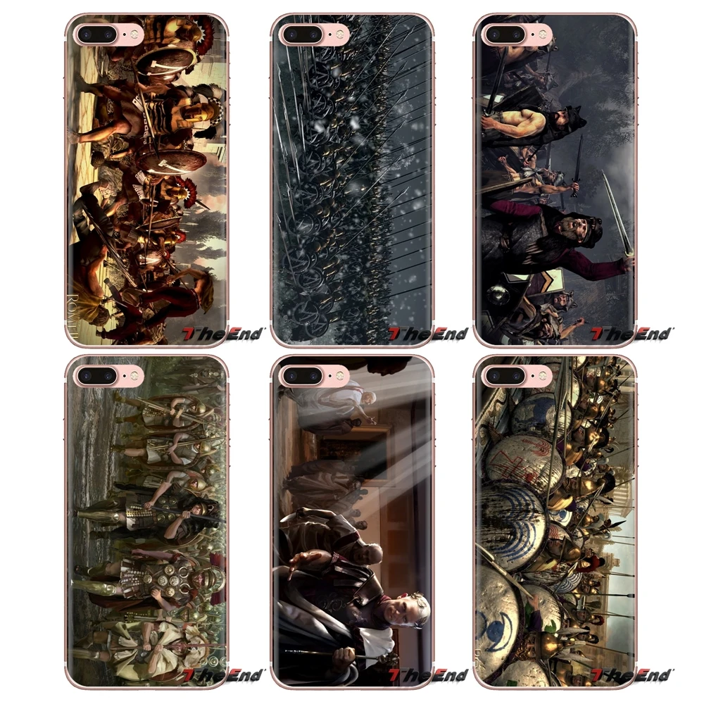 For Samsung Galaxy S2 S3 S4 S5 MINI S6 S7 edge S8 S9 Plus Note 2 3 4 5 8 Coque Fundas Transparent Soft Shell Case Rome Total War |