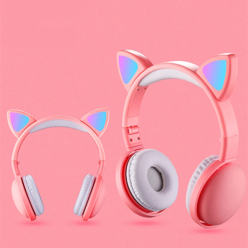 Новое поступление светодиодный наушники с кошачьими ушками умные