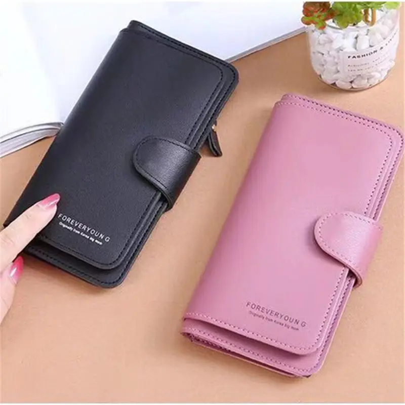 2019 New Fashion Luxury Women's Wallet Persom Portomonee Collection Long Carteras | Багаж и сумки