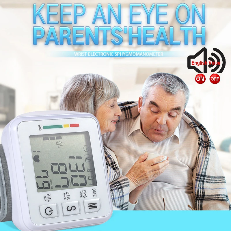 

Wrist Sphygmomanometer Home elderly measuring blood pressure electronic Voice Sphygmomanometer