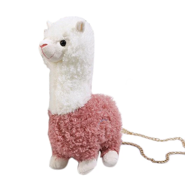 Забавная мультяшная плюшевая Сумка альпака в форме животного креативная модная
