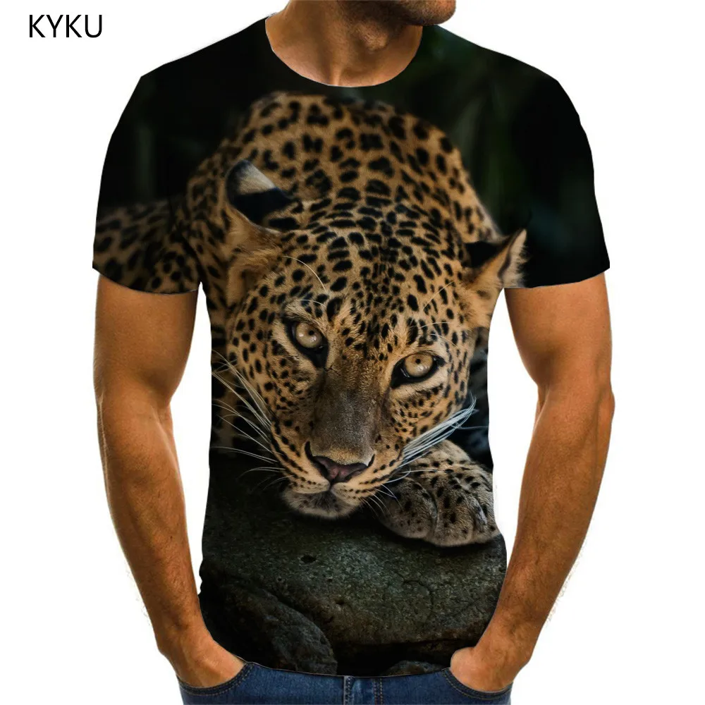 

3d Tshirt Tiger T shirt Men Animal Funny T shirts Harajuku Anime Clothes Party Tshirt Printed Mens Clothing Hip hop Printed Slim