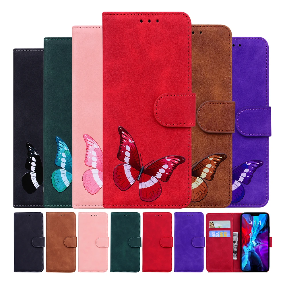

Leather Wallet Case for Honor 50 Lite 20S Russia 10i 20i 20 20lite 8S Play 8A Luxury Flip Cover Card Slot Buckle Huawei P20 Lite
