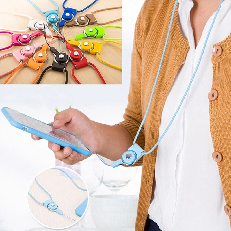 

2pc Universal Total Detachable Neck Strap Lanyard For Mobile Phone Cameras Devices With Lanyard Hole Mix Color Neck Straps