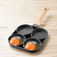 4 hole 2 hole frying pot pan thickened omelet pan non stick pancake steak cooking egg ham pans breakfast maker cookware