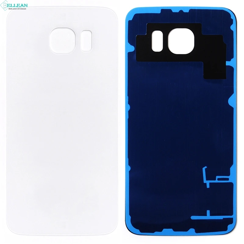 1 шт. Catteny для Samsung Galaxy S6 G920 задняя батарея стеклянная крышка задняя дверь Корпус чехол G920F задняя панель чехол