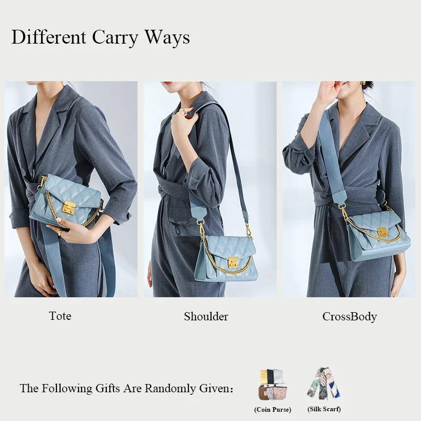 

FELIX&FELICIA Factory Brand Fashion Chain Handbags Women Genuine Leather Ladies Luxury Shoulder Crossbody Messenger Square Bag