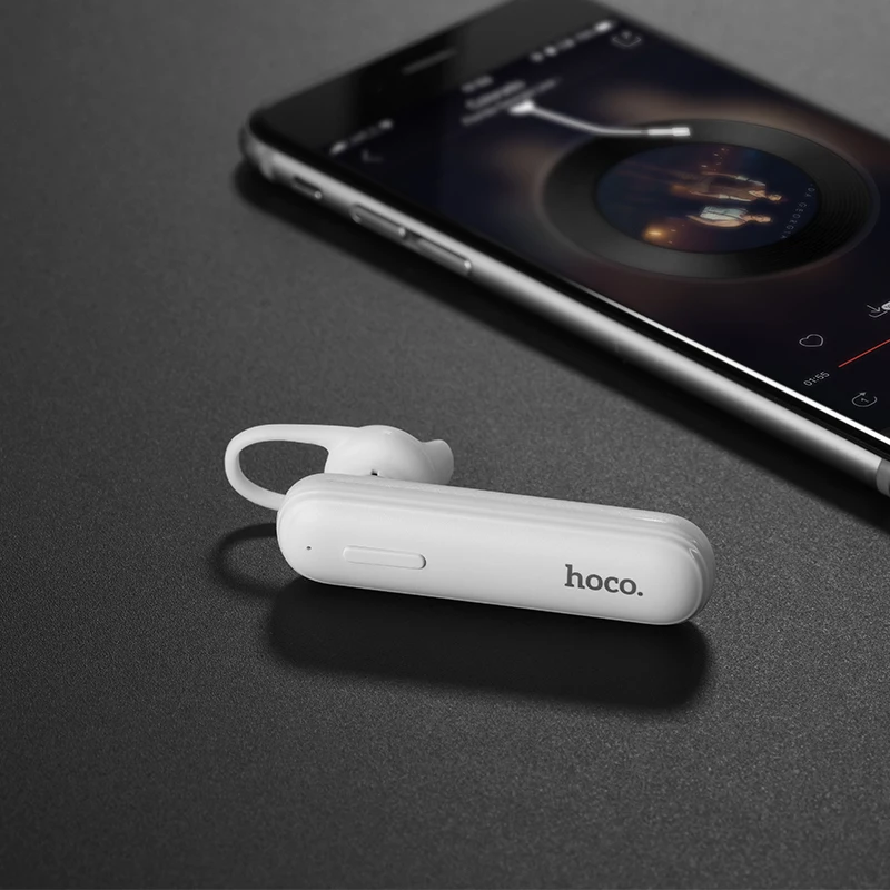 Фото HOCO бизнес Bluetooth-гарнитура беспроводные наушники автомобильные Bluetooth V4.2 телефон Громкая связь с микрофоном музыкальные звонки для iPhone Xiaomi ... №5
