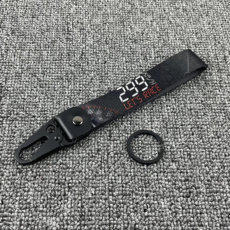 Новейший высококачественный автомобильный брелок-ключница JDM OSAKA KANJO PERFORMANCE MOMO с вышивкой из нейлона и плетением, аксессуары для автомобилей и мотоциклов.