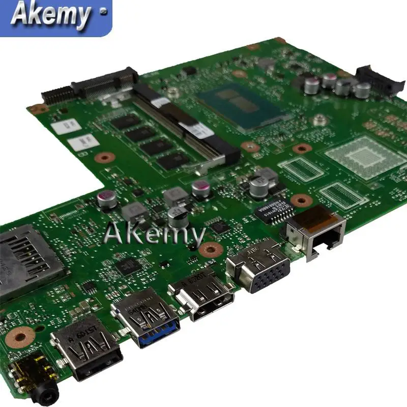 

Akemy X540LA Laptop motherboard For Asus X540LJ X540L F540L X540 Test original mainboard 4G-RAM I3-4005U