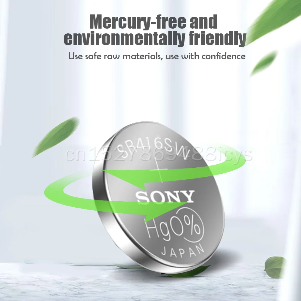 Батарейка для часов Sony 100 оригинальная 1 55 в 337 SR416SW оксид серебра 20 шт./лот сделано