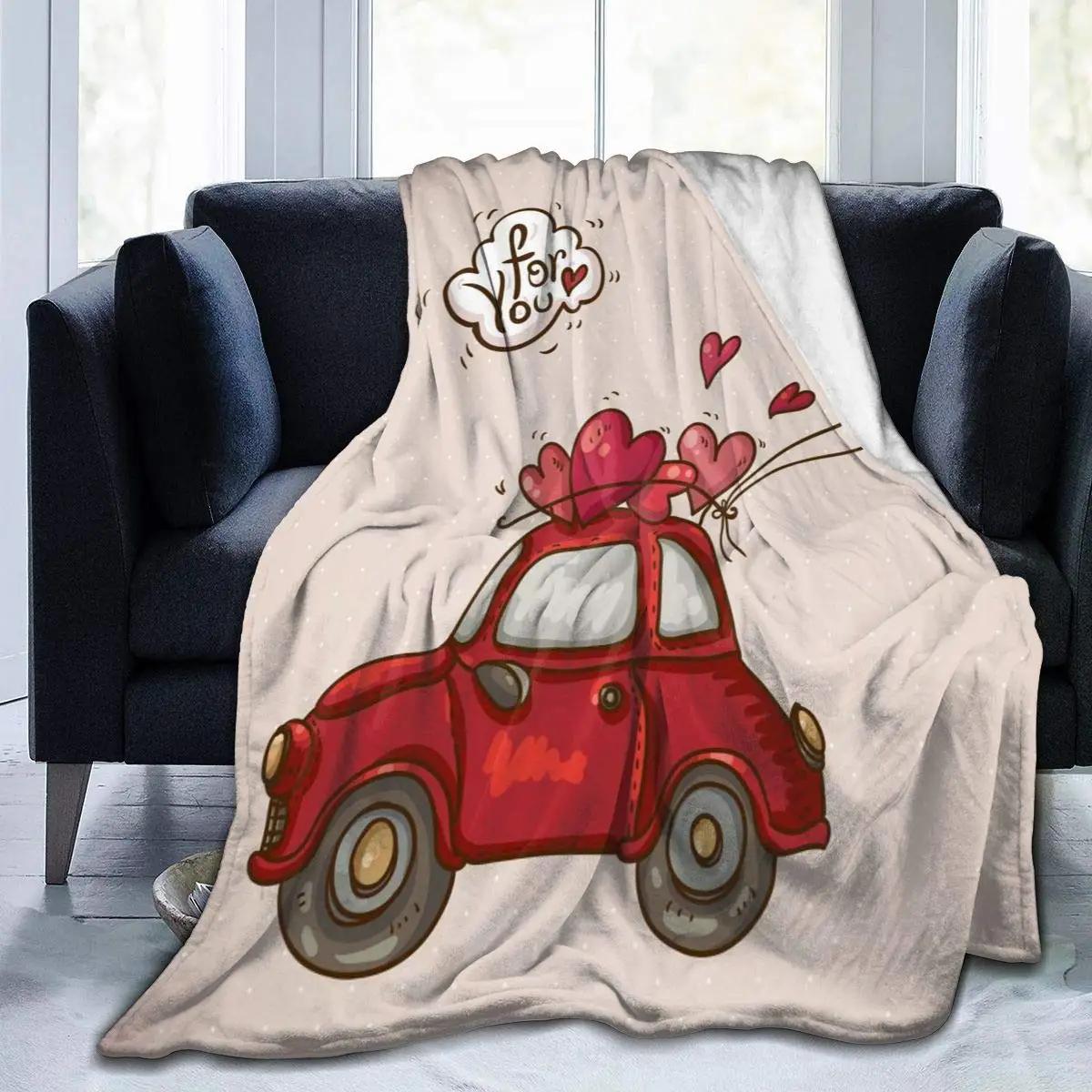 

Фланелевое Флисовое одеяло, красное дизайнерское покрывало в виде сердец, для гостиной, спальни, дивана, теплое мягкое покрывало для кроват...