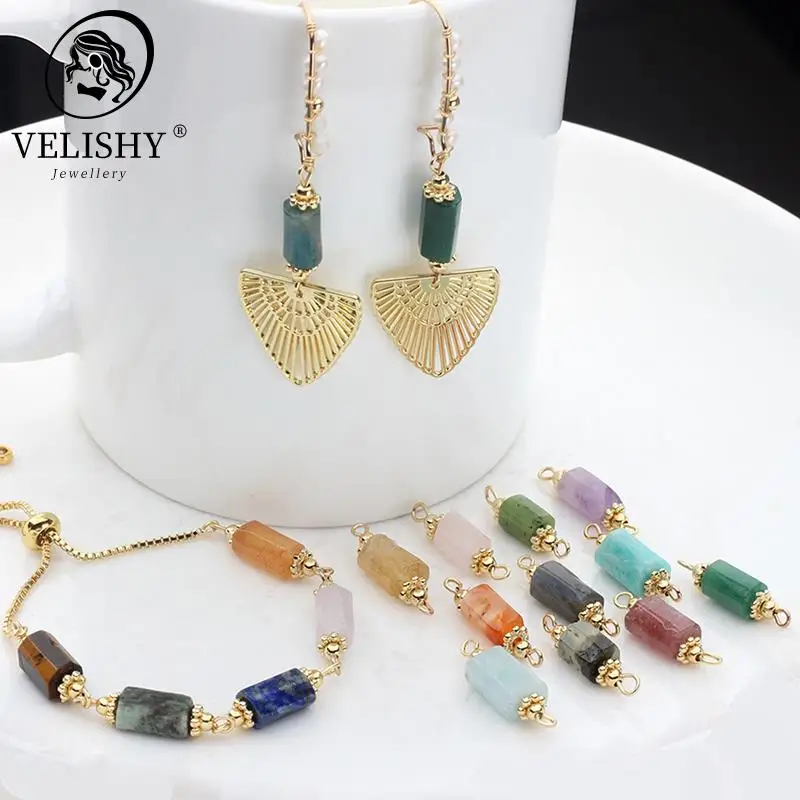 

1 шт., медные бусины с двойным отверстием, 14K