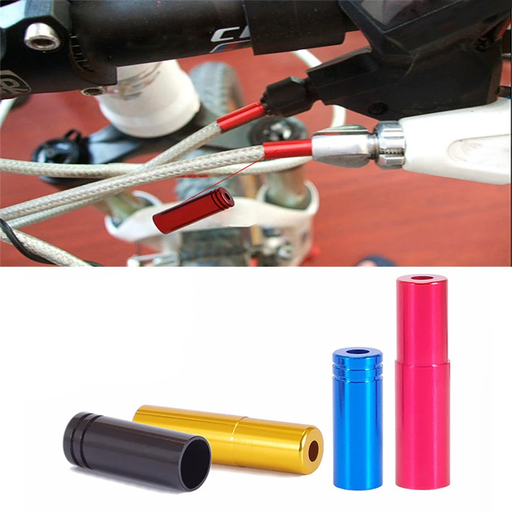 5 шт. цветная алюминиевая крышка тормозного троса для горного и дорожного